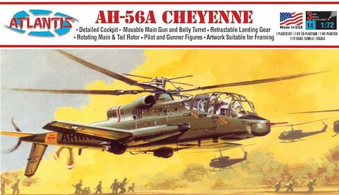 اتلانتس A506 AH-56A شايان هليكوبتر 1/72 أطقم منمذجة in Kuwait