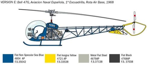 Italeri 2820S - 1:48 OH-13 Scout Helicopter Korea War، بناء النموذج، مجموعة، بناء نموذج الحامل، الحرف اليدوية، هواية، الإلتصاق، مجموعة بلاستيكية، مفصلة متعددة الألوان in Kuwait