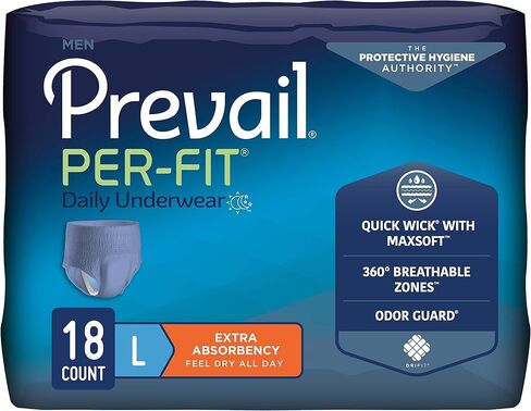 Prevail Per-Fit Protective Underwearfor Men, Extra Large, 14 count in Kuwait