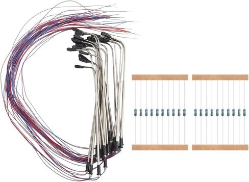 مصباح شارع LED للسكك الحديدية طراز N بمقياس N - مصباح أبيض برأس واحد مع مقاومات، 20 حزمة، متوافق مع 3V-12V DC/AC، ABS + معدن، لتخطيطات البناء، ومشاهد القطار، ونموذج DIY in Kuwait