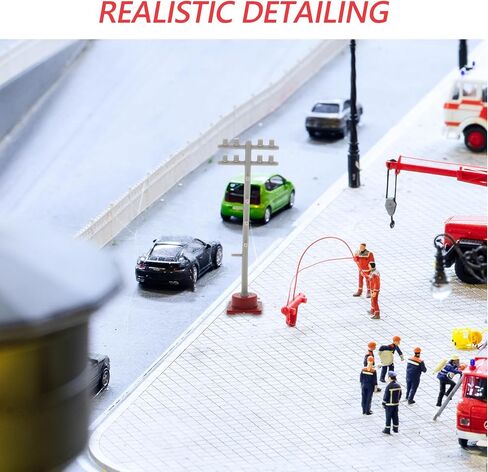 8 Pcs Mini Model Train Traffic Lights Railroad Signal Micro Landscape Lights for DIY Sand Table Decorations and Model Railroad Accessories in Kuwait