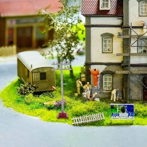 8 Pcs Mini Model Train Traffic Lights Railroad Signal Micro Landscape Lights for DIY Sand Table Decorations and Model Railroad Accessories in Kuwait