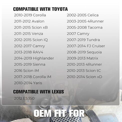 Brake Light Switch for Toyota Lexus, 2010-2019 Corolla, 2013-2018 RAV4, 2007-2019 Tundra 2007, 2012-2017 Camry, 2014-2019 Highlander, 2015-2019 Sienna, 84340-69015, 84340-09020 in Kuwait