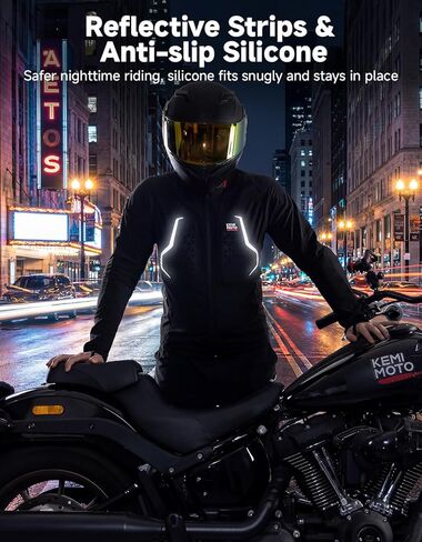 KEMIMOTO Motorcycle Mesh Armored Shirt for Men, with CE1 Certified Protective Gear Jacket, Breathable, Soft for All Seasons, Suitable for Motorcycling, Riding, Cycling, Off-Road Sports in Saudi Arabia