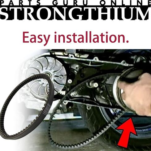 حزام محرك Strongthium 743-20-30 CVT متوافق مع GY6 125cc 150cc 152QMI 157QMJ محركات قصيرة للسكوتر ATV Go Kart Moped in Kuwait
