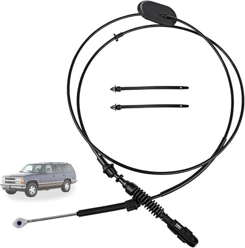 Automatic Transmission Gear Shift Cable, Gear Shifter Cable Compatible with Chevy GMC Vehicle C1500 1995-1999 C2500 C3500 1995-2000, Tahoe K1500 K2500 K3500 Yukon Replace# 15037353, 905-605 in Kuwait