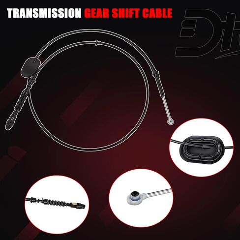 Automatic Transmission Gear Shift Cable, Gear Shifter Cable Compatible with Chevy GMC Vehicle C1500 1995-1999 C2500 C3500 1995-2000, Tahoe K1500 K2500 K3500 Yukon Replace# 15037353, 905-605 in Kuwait