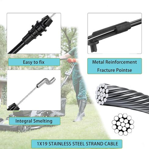 104-8676 Brake Cable, for Toro Recycler 22" 20013 20014 20017 20018 20031 20041 20049 20051 20066 20067 Walk-Behind Lawn Mowers in Saudi Arabia