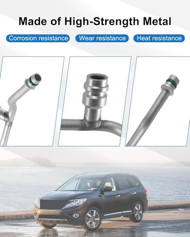 مبرد أمامي لأنبوب الضغط العالي مناسب لنيسان باثفايندر 3.5L 2013-2016 إنفينيتي QX60 3.5L 2014-2017 JX35 3.5L 2013، استبدال مكثف لخرطوم الضاغط 92440-3JA0B 924403JA0B 924403JC0A in Kuwait