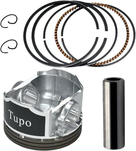 طقم مكبس Tupo GX200-70 بسطح مسطح 70 مم متوافق مع Predator 212 GX160 GX200، مجموعة إعادة بناء الطرف العلوي عالية الضغط والأداء in Kuwait