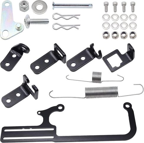304147 EZ EFI Car Cable Mounting Kit Carburetor Throttle Cable Mount Bracket Steel Black Adjustable for Automatic Transmission TV Cables for GM 700R4 Transfer in Kuwait