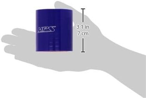 HPS HTSC-238-BLUE خرطوم توصيل مستقيم مقوى من السيليكون بدرجة حرارة عالية 4 طبقات، أقصى ضغط 100 رطل لكل بوصة مربعة، طول 3 بوصات، معرف 2-3/8 بوصة، أزرق in Kuwait