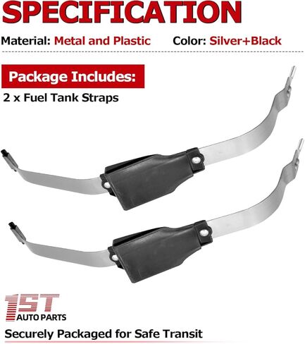1ST 52100235AC 2PCS Fuel Tank Straps with Plastic Blocks for Jeep Wrangler 1997-2006, Replaces OE: 52100181 ST339 in Kuwait