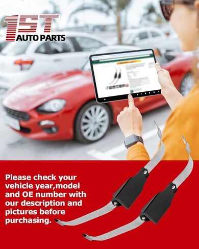 1ST 52100235AC 2PCS Fuel Tank Straps with Plastic Blocks for Jeep Wrangler 1997-2006, Replaces OE: 52100181 ST339 in Kuwait