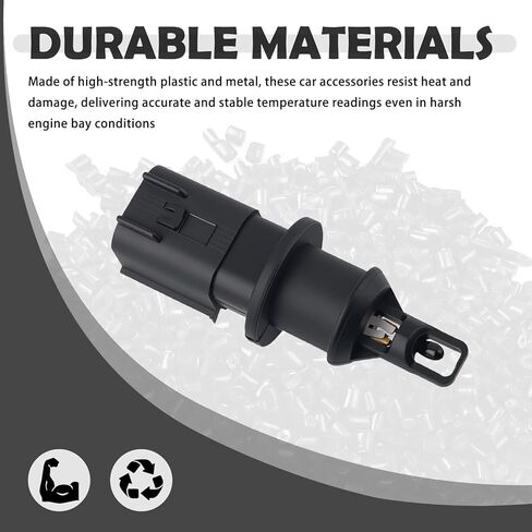 Intake Air Temperature Sensor Replacement OEM#4606487AB,4606487AA,IAT Sensor Compatible with Chrysler Dodge Caravan Jeep Ram,Air Intake Temperature Sensors Car Accessories in Kuwait
