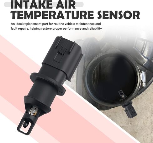 Intake Air Temperature Sensor Replacement OEM#4606487AB,4606487AA,IAT Sensor Compatible with Chrysler Dodge Caravan Jeep Ram,Air Intake Temperature Sensors Car Accessories in Kuwait