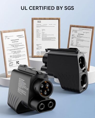 ترقية 2In1 NACS إلى CCS محول، ماكس 500A 1000V تسلا شاحن فائق إلى CCS1 محول الشحن، CCS1 EVs محول السيارة الكهربائية متوافق مع تسلا AC / DC المستوى 1 2 3 محطات الشحن in Kuwait