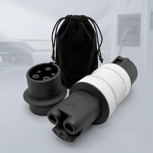 محول Tesla إلى J1772 ومجموعة محول J1772 إلى NACS (عبوة من قطعتين)، ملحقات شحن 48A Max EV، متوافقة مع BMW i3، وموصلات حائط Tesla ومحطات شحن المستوى 1/2 in Kuwait