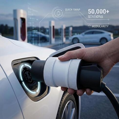 محول Tesla إلى J1772 ومجموعة محول J1772 إلى NACS (عبوة من قطعتين)، ملحقات شحن 48A Max EV، متوافقة مع BMW i3، وموصلات حائط Tesla ومحطات شحن المستوى 1/2 in Kuwait