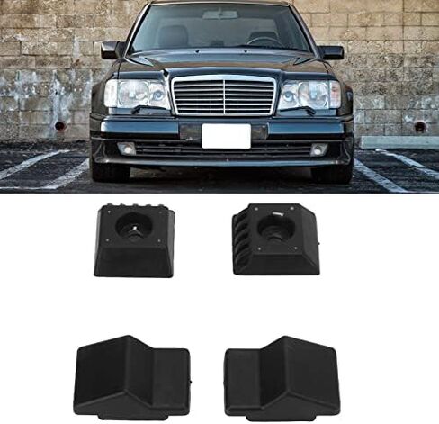 Trunk Stop Buffer, 4pcs Tailgate Rear Trunk Stop Buffer Rubber with Screw Replacement for W124 C124 S124, OE: A1247580044, A1247580144, 1247580044, 1247580144 in Kuwait