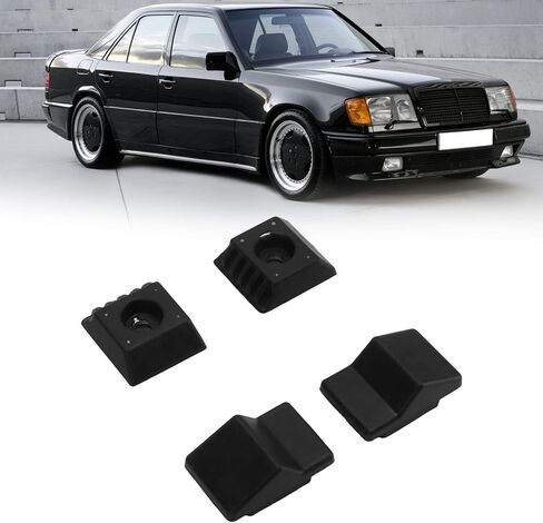 Trunk Stop Buffer, 4pcs Tailgate Rear Trunk Stop Buffer Rubber with Screw Replacement for W124 C124 S124, OE: A1247580044, A1247580144, 1247580044, 1247580144 in Kuwait
