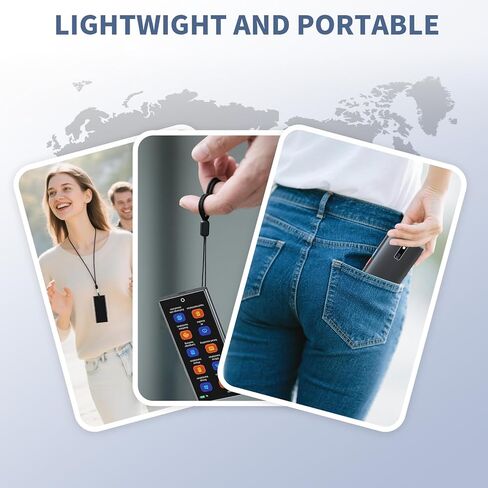 Language Translator Device, 2026 Upgraded Chip Two Way Real-Time Voice Translator, 150 Languages AI/Online/Offline/Group/Phone Translation, No WiFi Needed, 5.5" HD Screen for Travel Business Learning in Saudi Arabia