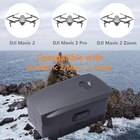 بطارية طيران ذكية Mavic 2 Pro بقدرة 3850 مللي أمبير في الساعة 15.4 فولت لـ DJI Mavic 2 Pro/2 Zoom، بطارية أقصى زمن طيران تصل إلى 30 دقيقة (فقط لشواحن DJI الأصلية) in Kuwait