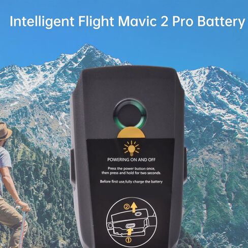 بطارية طيران ذكية Mavic 2 Pro بقدرة 3850 مللي أمبير في الساعة 15.4 فولت لـ DJI Mavic 2 Pro/2 Zoom، بطارية أقصى زمن طيران تصل إلى 30 دقيقة (فقط لشواحن DJI الأصلية) in Kuwait