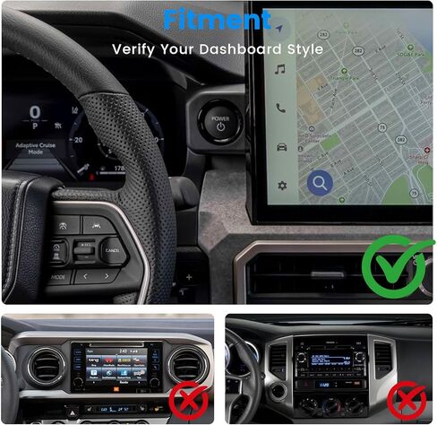 Kaishengyuan Magnetic Phone Mount Compatible with 2024-2026 Toyota Tacoma, 360° Rotation 4th Metal Phone Holder Dashboard Cradles Bracket Stand for All Smartphones in Saudi Arabia