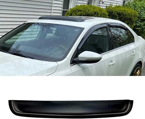 43" Reinforced Acrylic Sun Rain Snow Guard Wind Deflector Vent Sunroof Top Visor fits Chevrolet Tahoe 2006 2017 fits Chevrolet Caprice 2017 for Honda Odyssey 2004 for BMW 128i 2008 RN110 in Kuwait
