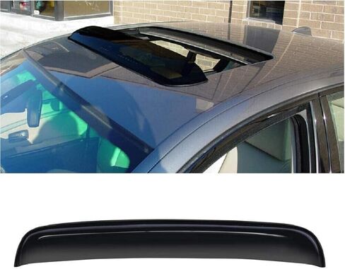 43" Reinforced Acrylic Sun Rain Snow Guard Wind Deflector Vent Sunroof Top Visor fits Chevrolet Tahoe 2006 2017 fits Chevrolet Caprice 2017 for Honda Odyssey 2004 for BMW 128i 2008 RN110 in Kuwait