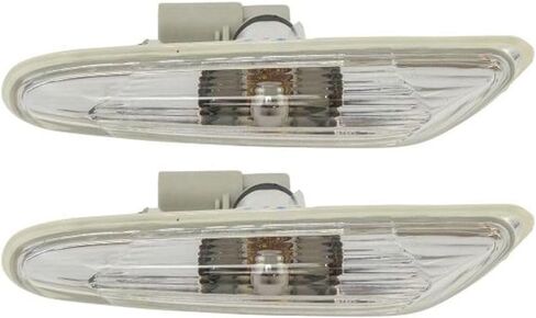 2Set of Signal Light Front Side Marker Parking Repeater Lamp Bm2571117 for 320i 12, for 328i 07-xDrive 09-13 in Kuwait