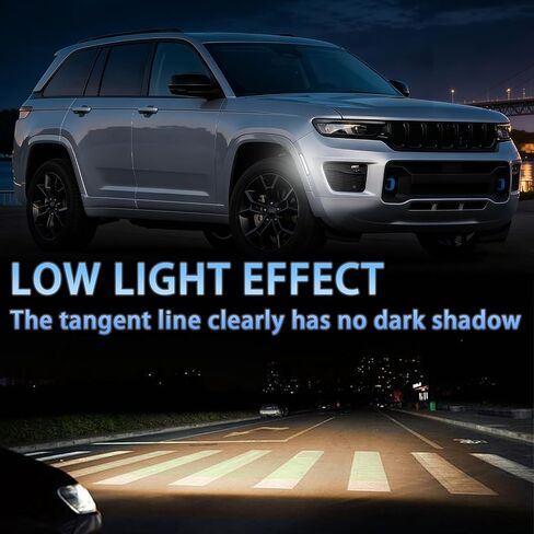 مصابيح LED للعلامات الجانبية الأمامية، ضوء تشغيل نهاري أبيض متوافق مع 2021-2024 Jeep Grand Cherokee Laredo Altitude Limited Overland، استبدل OE 68378432AB CH2550138 in Kuwait