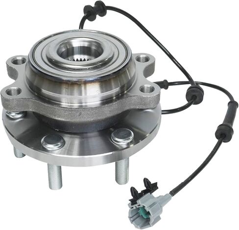 محور ديترويت - محمل العجلات الأمامية والخلفية ومجموعة المحور للدفع الرباعي AWD 2005-2019 Nissan Frontier 2005-2015 Xterra 2009-2012 سوزوكي خط الاستواء مع ناقل حركة أوتوماتيكي in Kuwait