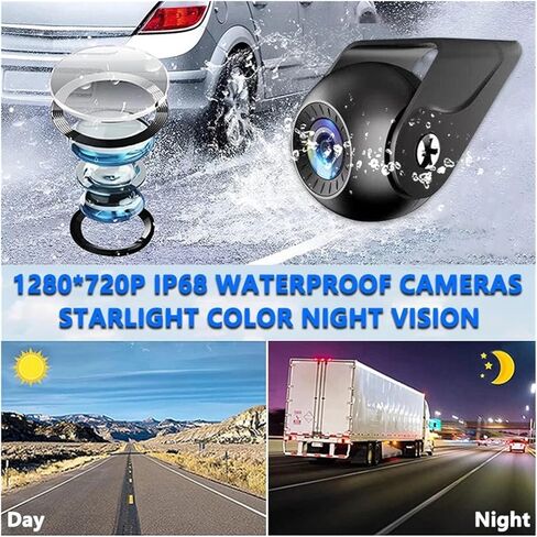 14.55 بوصة 8CH شاشة تعمل باللمس مجموعة مراقبة الحافلة BSD إنذار المركبات الثقيلة AHD DVR نظام MP5 لاعب HD للرؤية الليلية عكس الكاميرات in Kuwait