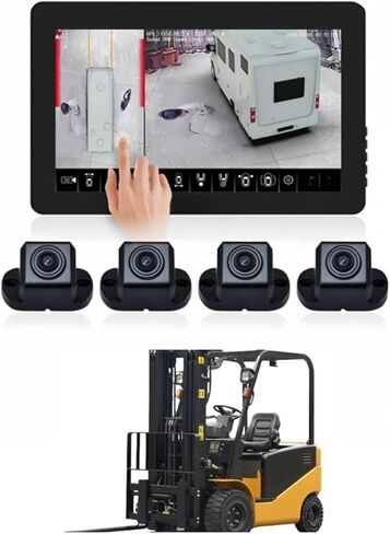 رافعة شوكية AVM 360 درجة عرض محيطي للطيور DVR نظام مراقبة كاميرا الرؤية الخلفية in Kuwait
