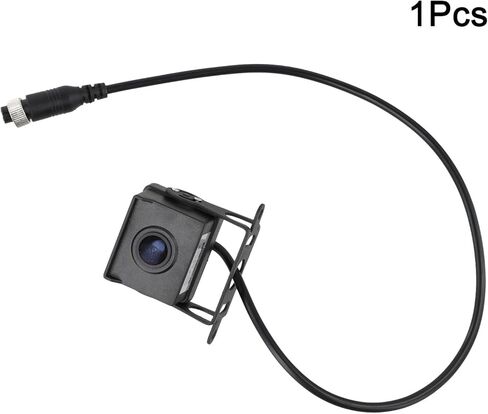 IP67 مقاوم للماء AHD 1080P 4 دبوس كاميرا وقوف السيارات الثقيلة لون الأشعة تحت الحمراء للرؤية الليلية زاوية واسعة رؤية أمامية لشاحنة RV حافلة مقطورة 12 فولت مركبة سوداء in Kuwait
