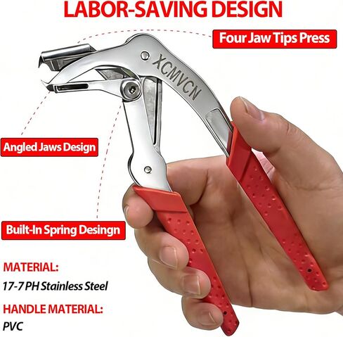 Car Clip Pliers, Spring-Loaded Panel Clip Removal Pliers Tool, Professional Automotive Plastic Fastener Remover for Door Panels, Interior & Exterior Trim, Push Pin & Rivet Disassembly Without Damage in Kuwait