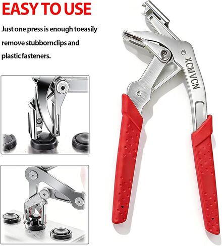 Car Clip Pliers, Spring-Loaded Panel Clip Removal Pliers Tool, Professional Automotive Plastic Fastener Remover for Door Panels, Interior & Exterior Trim, Push Pin & Rivet Disassembly Without Damage in Kuwait