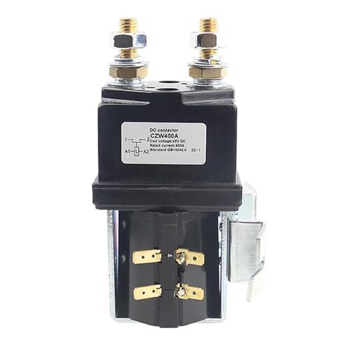 موصل CZW400A DC، مفتوح عادة، تيار مقدر 400 أمبير، ملف تيار مستمر 48 فولت، ثنائي القطب، لآلات البناء ومعدات الاتصالات (60 فولت) in Kuwait