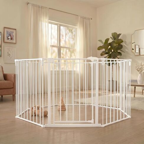 Regalo 144-Inch Super Wide Adjustable Baby Gate and Play Yard, 2-In-1, Bonus Kit, Includes 4 Pack of Wall Mounts in Saudi Arabia