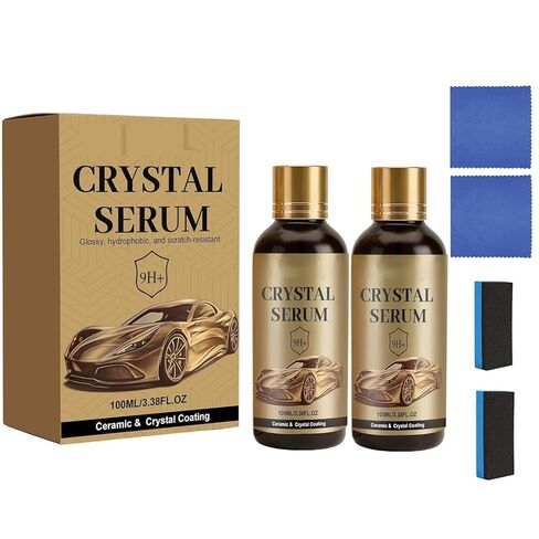 100 مل PTZ Crystal Serum طلاء سيراميك الجرافين المتقدم للسيارات، رذاذ طلاء السيارة سريع التأثير، طلاء الجرافين طويل الأمد 9H، استعادة طبقة النانو لحماية السيارة in Kuwait