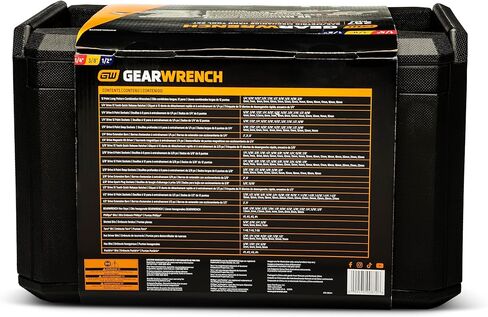 مجموعة أدوات ميكانيكا GEARWRENCH في صندوق تخزين 3 أدراج، 257 قطعة، 1/4 بوصة 3/8 بوصة و1/2 بوصة محرك، متري/SAE | GW72XLCBMTS in Kuwait