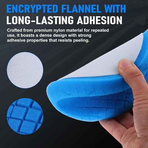 5PCS Buffing Polishing Pads, 150mm Face for 6 Inch Backing Plate Buffing Sponge Pads Cutting Polishing Pad Kit for Car Buffer Polisher Compounding,Polishing and Waxing in Saudi Arabia