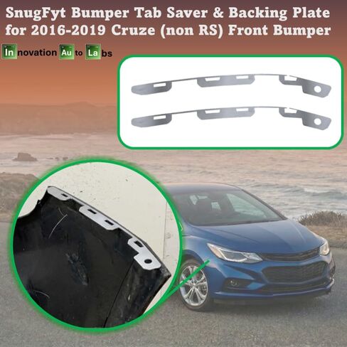SnugFyt Bumper Tab Saver ولوحة دعم الإصلاح لسيارة شيفروليه كروز 2016-2019 (غير RS Trim) in Kuwait