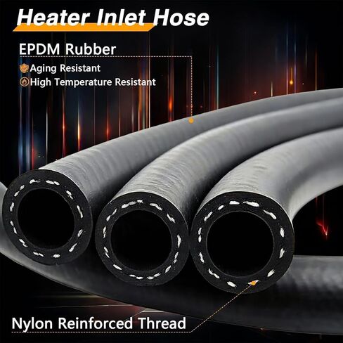 HVAC Heater Hose Assembly Upgrade Metal Connector Compatible with Cadillac Escalade Chevrolet Silverado Suburban GMC Yukon 2007-2014 Heater Core Supply Hose Replace# 22885825 15895065 15854958 in Kuwait