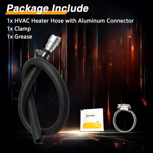 HVAC Heater Hose Assembly Upgrade Metal Connector Compatible with Cadillac Escalade Chevrolet Silverado Suburban GMC Yukon 2007-2014 Heater Core Supply Hose Replace# 22885825 15895065 15854958 in Kuwait