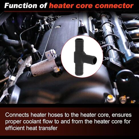 سخان المياه أنبوب إدخال لتويوتا سيينا 1998-2003 2006-2010 لتويوتا سيكويا 2008-2013 HVAC سخان خرطوم المحملة موصل 8724808030/87248-08030 المبرد عن طريق تمرير t سبليت الأنابيب 2 قطعة in Kuwait