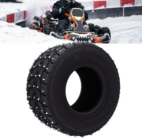 10x4.50-5 إطارات بدون أنابيب مضادة للانزلاق تصميم سنو لسيارة Go Kart ATV UTV Quad in Kuwait