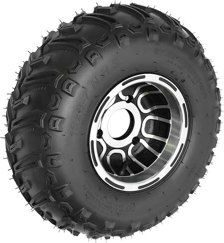 4 حزمة 16x8-7 ATV Go Kart عجلة الإطارات مجموعة الألومنيوم حافة 3 العروة 78 مم نمط الترباس جميع التضاريس Knobby عجلات استبدال لايحتاج لرباعية عربات التي تجرها الدواب 110cc-150cc 4 عربة ويلر in Kuwait